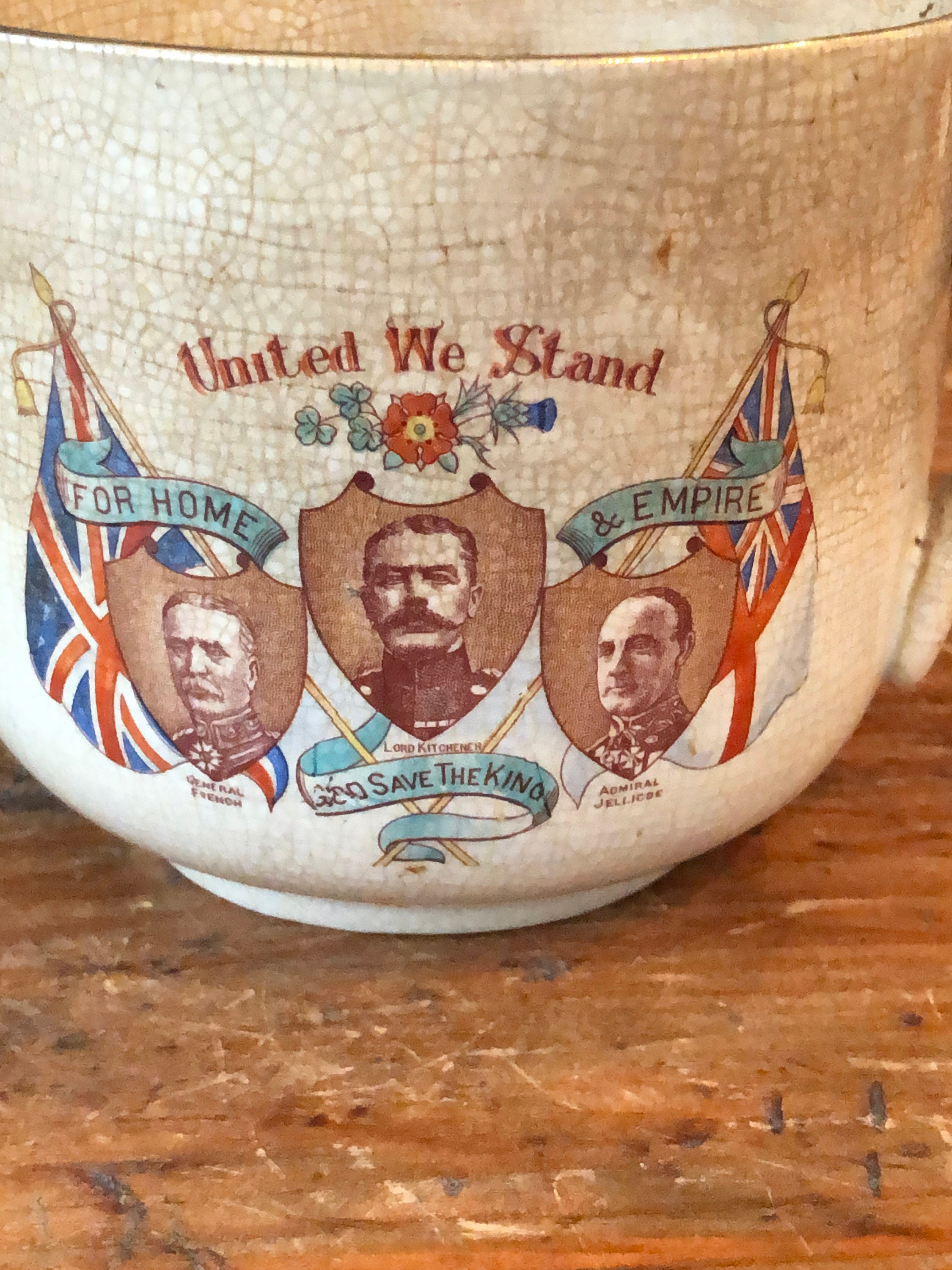 Art & Collectibles Approx Ironstone Mug WWI Mug WWI England General