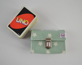 Playing card bag thick stars on mint