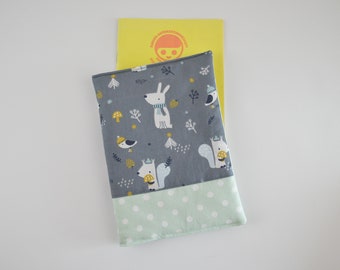 Couverture du livret U animaux sur gris avec vert