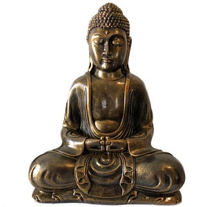 Large Gold Buddha Statue - Handmade In Bali