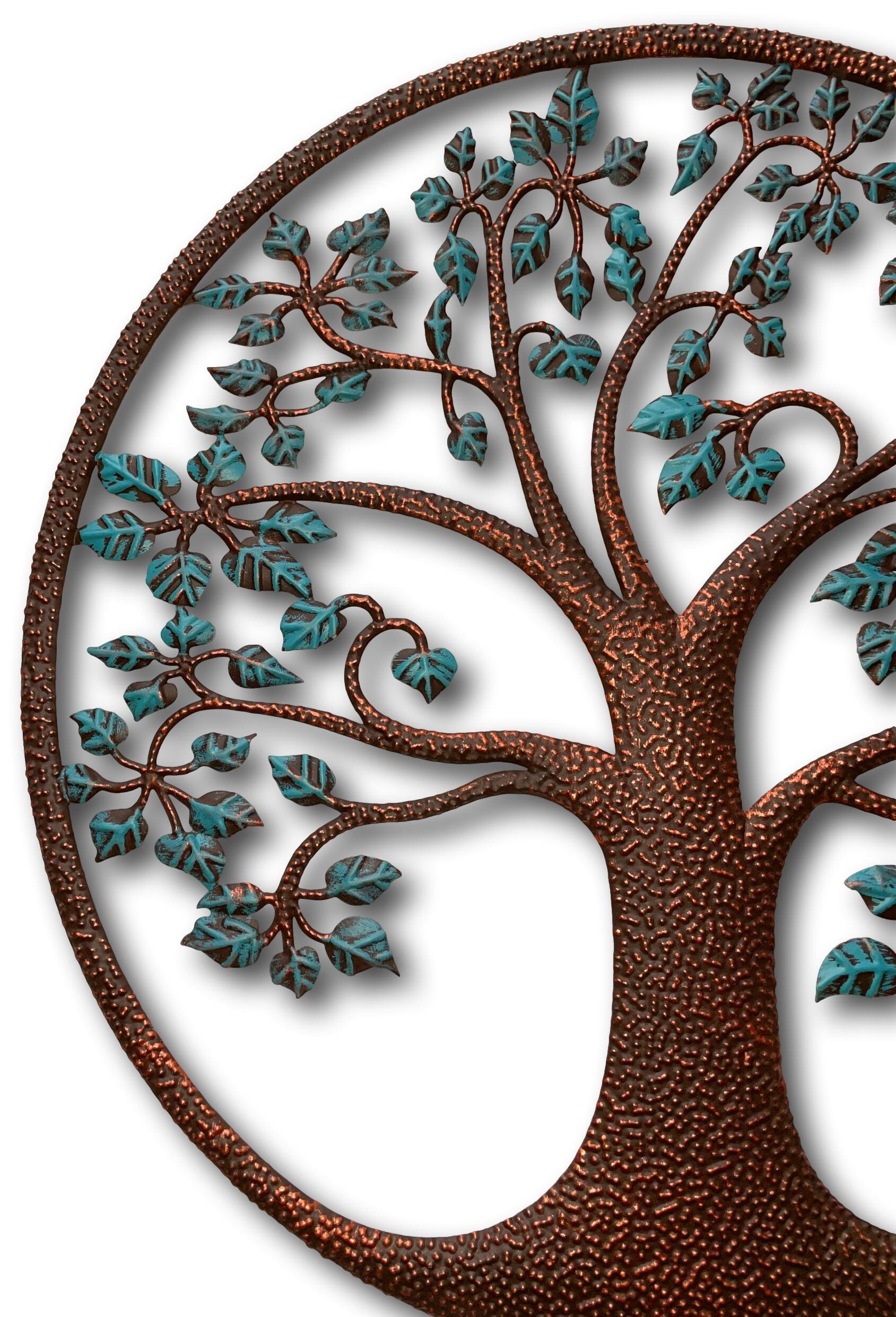 Copper Tree of Life Handmade Metal Wall Art Wall Hanging Etsy