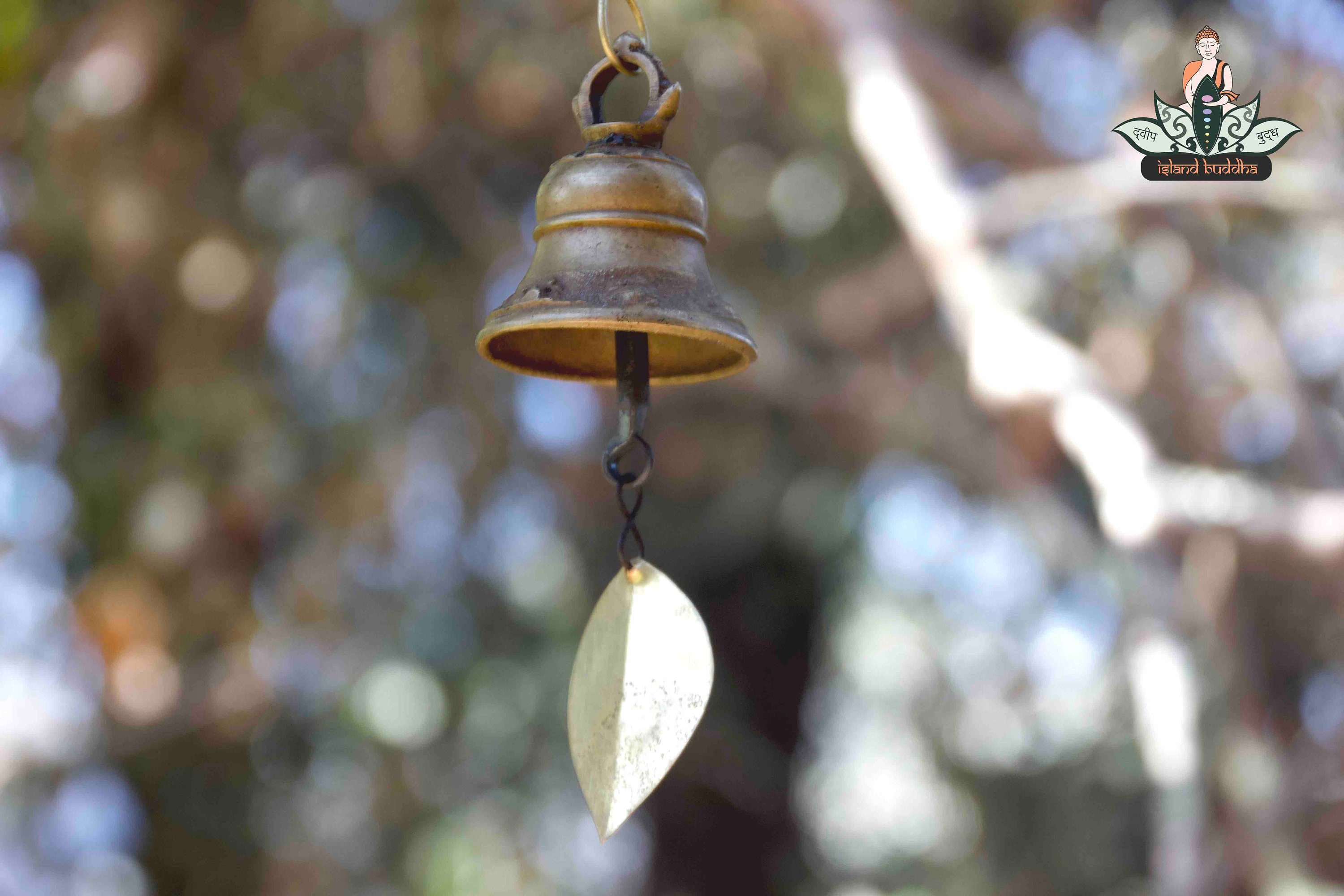 Brass Buddhist Bell Nepalese Wind Chime Hand Made In Nepal Etsy