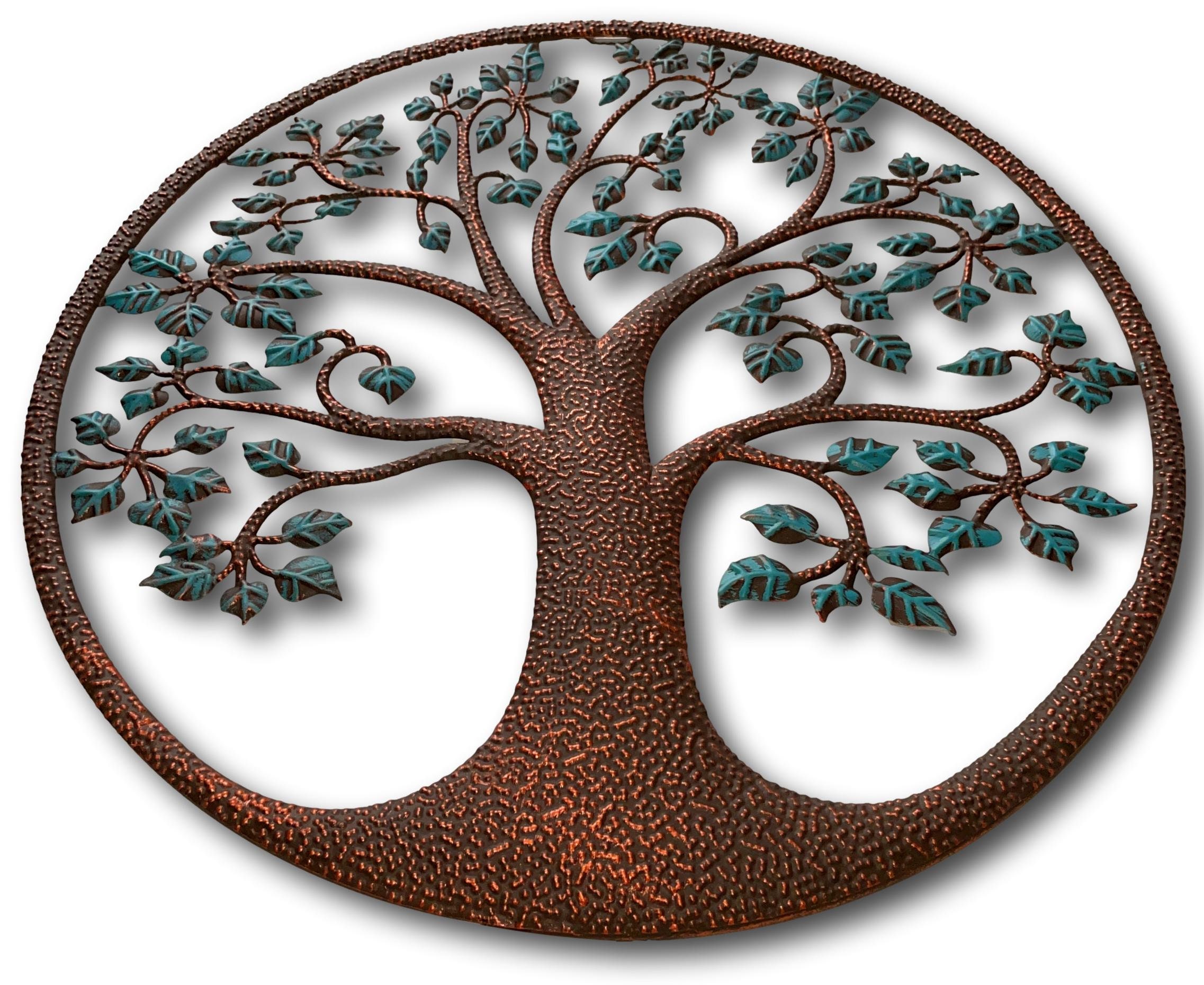Copper Tree of Life Handmade Metal Wall Art Wall Hanging Etsy