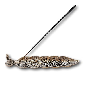 Buddha Incense Burner - Buddhist Buddhism Meditation Positive Energy & Cleansing - Traditionally Handmade In India - Stick Incense Burner