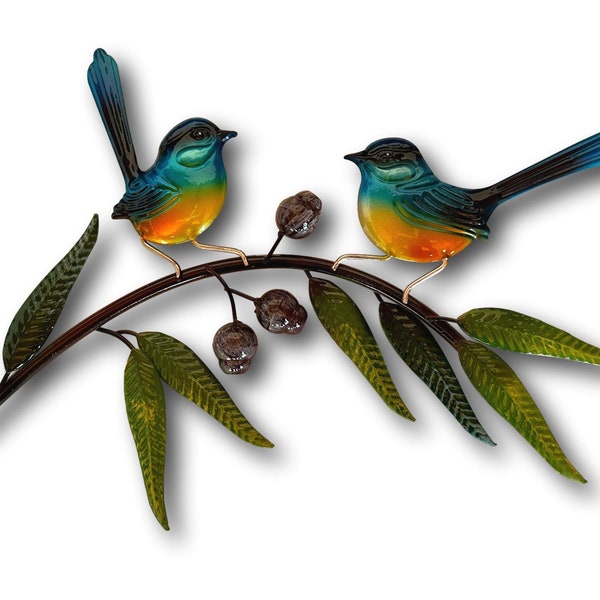 Metal Birds Outdoor Wall Art - Etsy