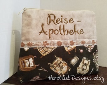 Reise-Apotheke Gr.L  -Kosmetiktäschchen