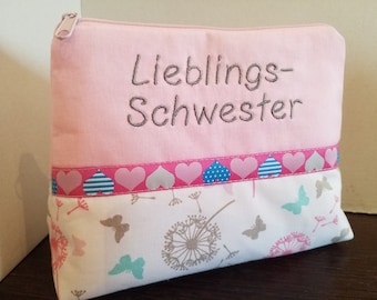 Lieblings Schwester-Kosmetiktäschchen