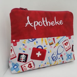 Apotheken Täschchen Gr.L  -Kosmetiktäschchen, Organizer, Notfalltäschchen