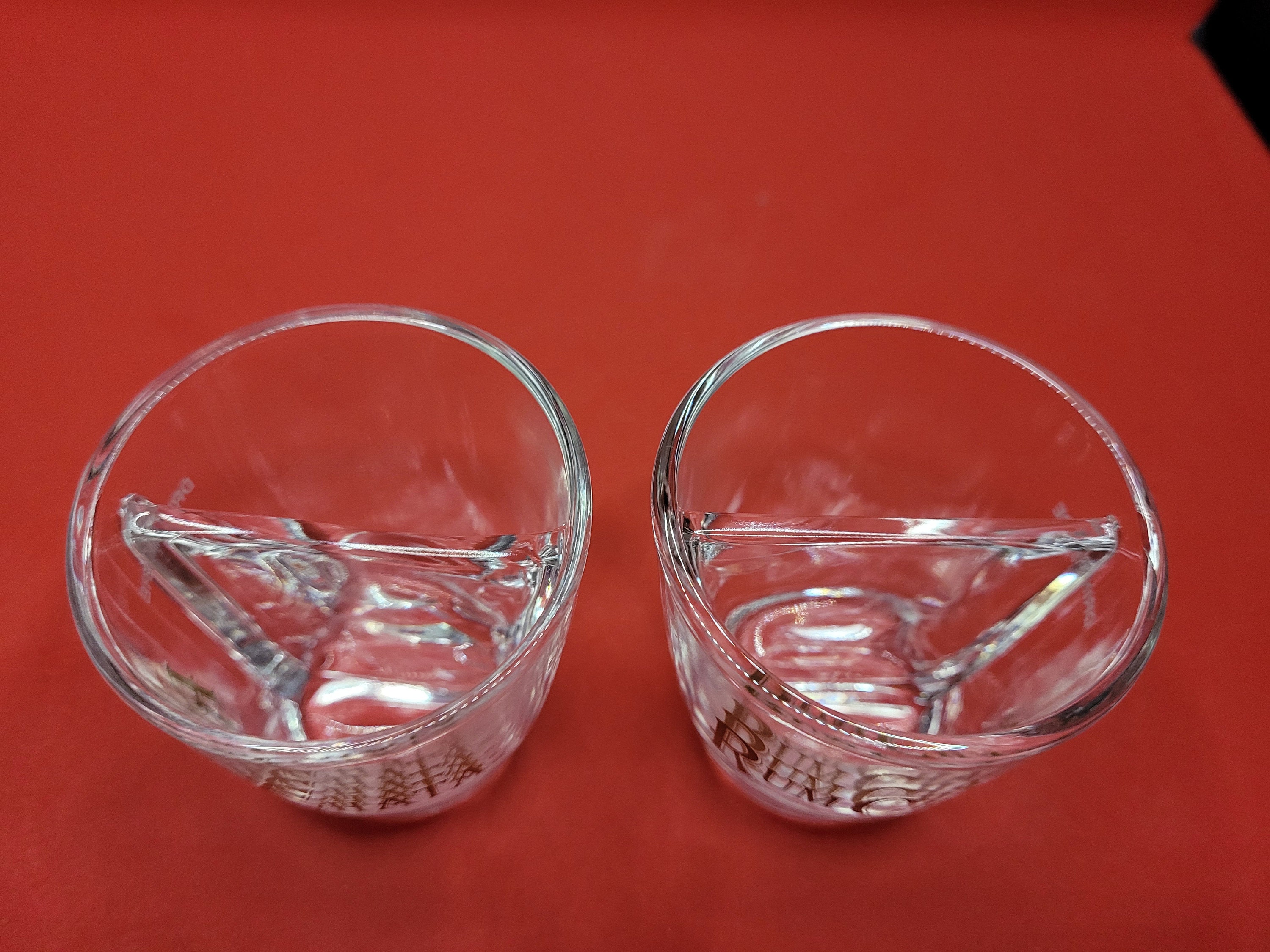 Set of 2 Rum Chata Split Shot Glasses Etsy