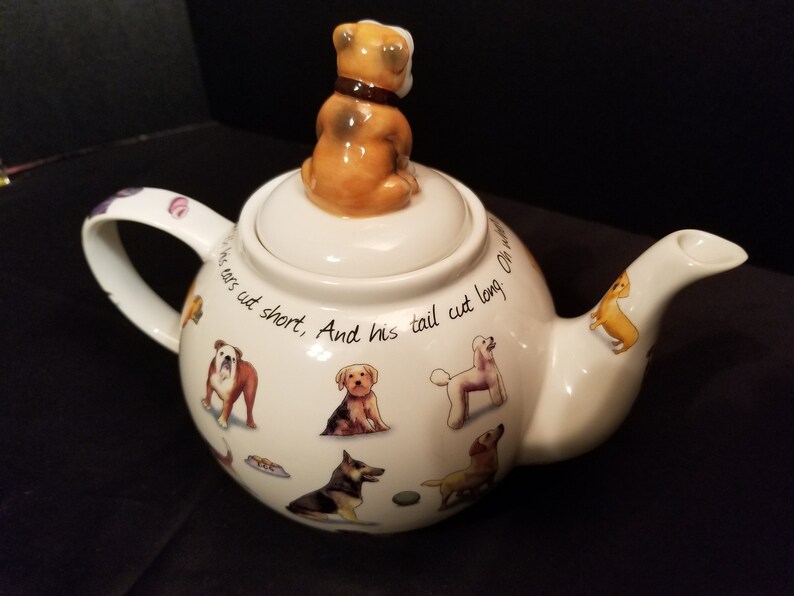 Mini Teapot /& Lid Man/'s Best Friend by CARDEW DESIGN
