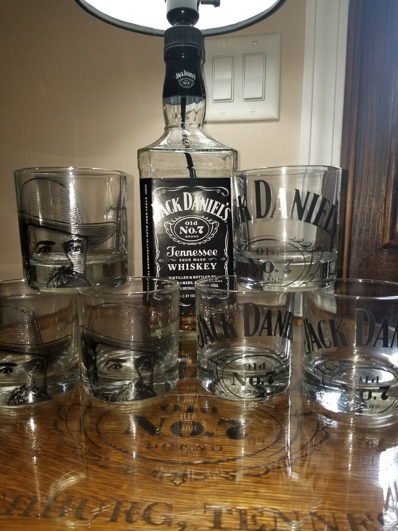 jack daniels whiskey glass gift set