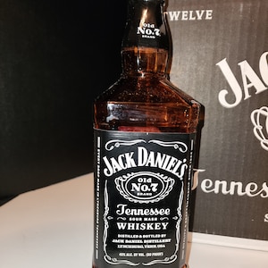 Jack Daniels 1 Liter Display Bottle. Fully Sealed and Un Opened.