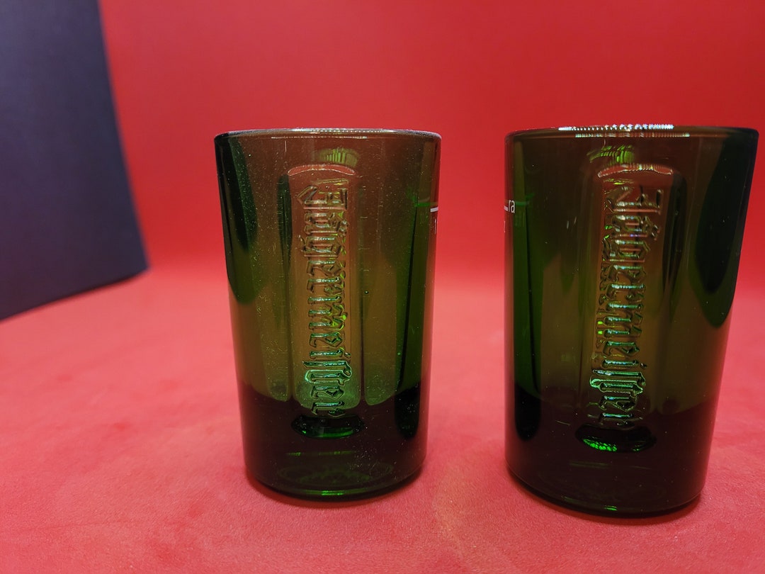 Set of 2 Jagermeister Green Shot Glasses Etsy