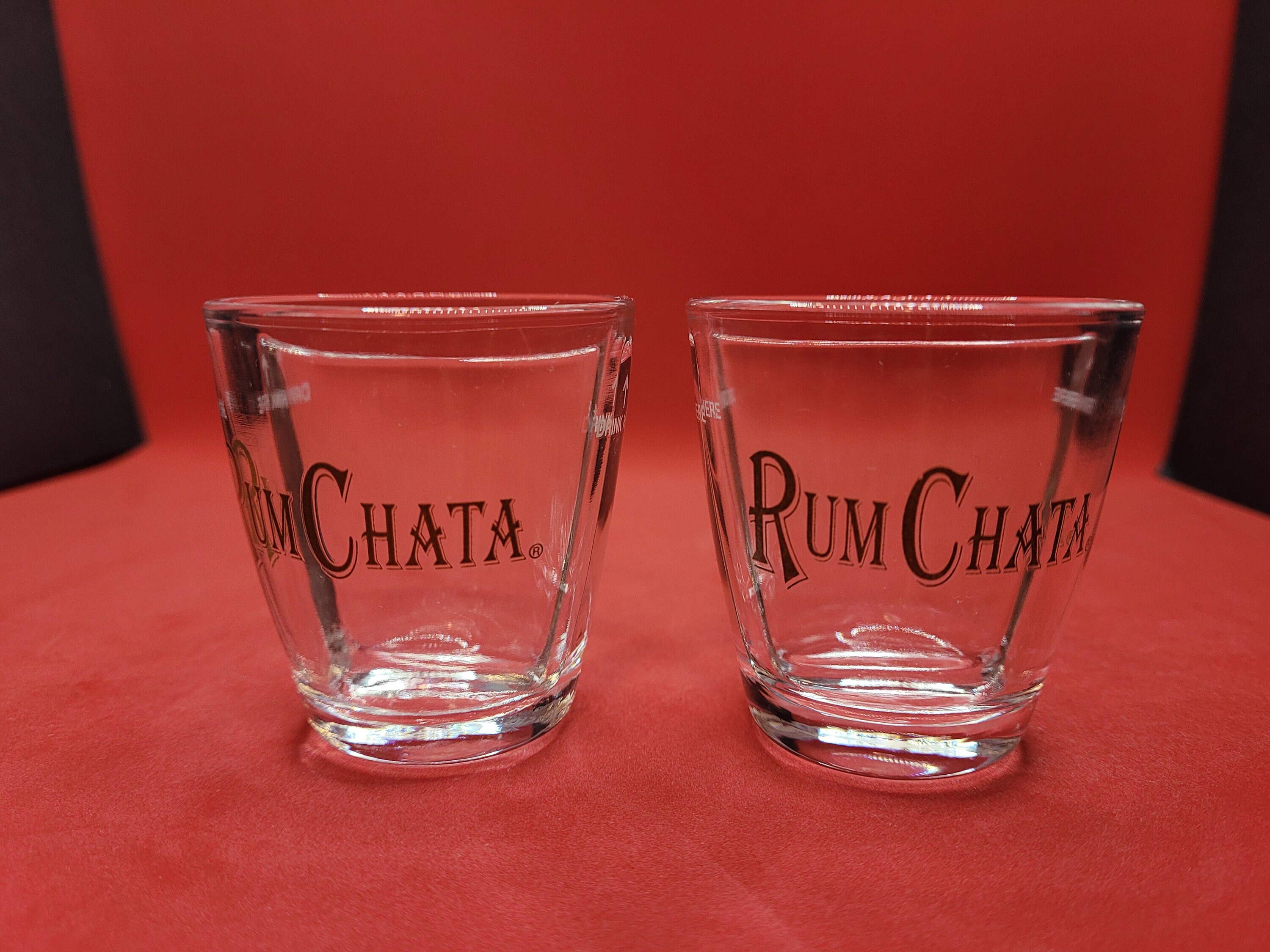 Set of 2 Rum Chata Split Shot Glasses Etsy