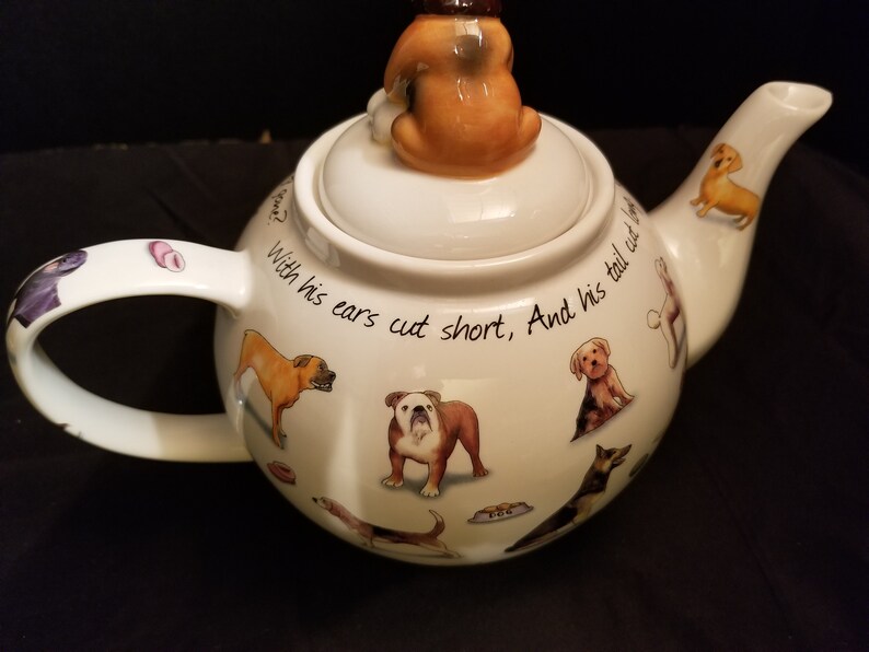 Mini Teapot /& Lid Man/'s Best Friend by CARDEW DESIGN