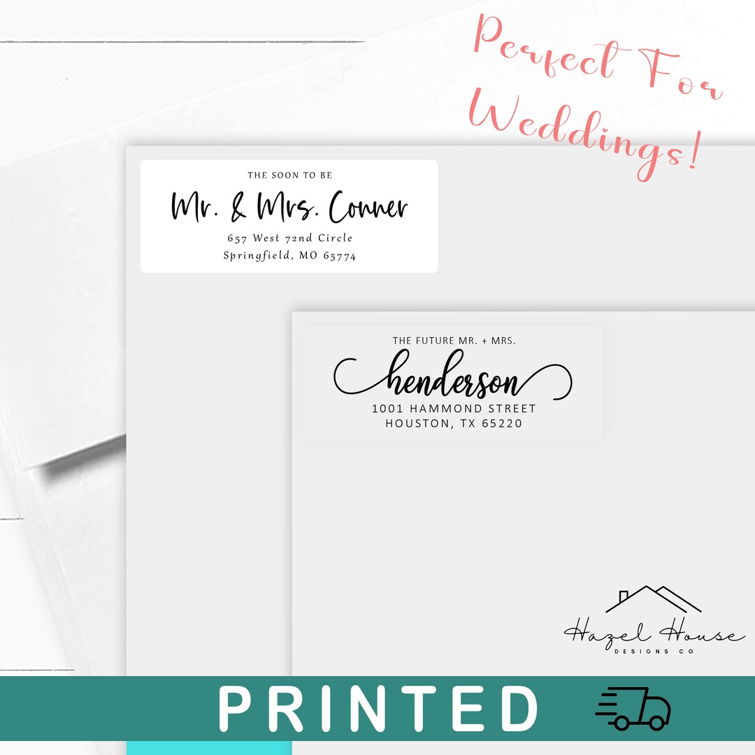 Personalized printed address labels calligraphy address etsy