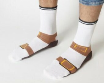 Sandal Socks Looks Like You're Wearing Sandals & Sox 75% Cotton Style #2 Sandal Socks Looks Like You're Wearing Sandals & Sox 75% Cotton Style #2