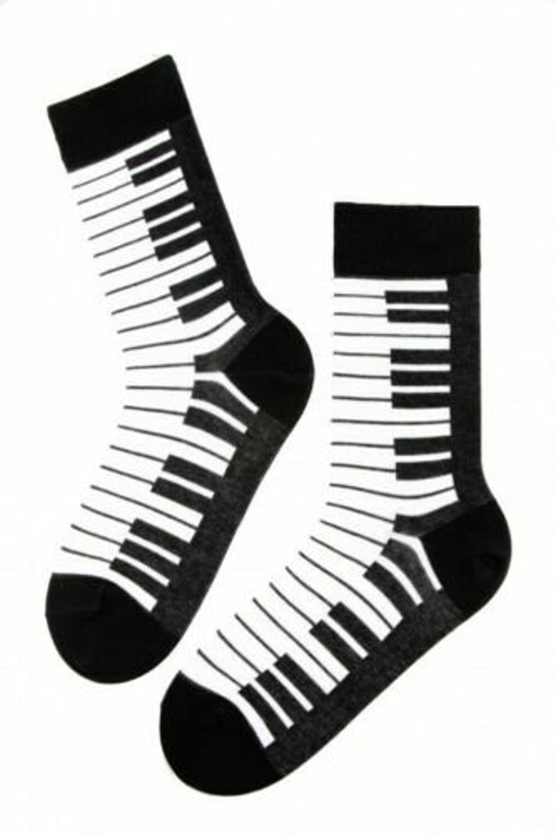 Womens Piano Socks pair Novelty Piano Keyboard Socks Etsy