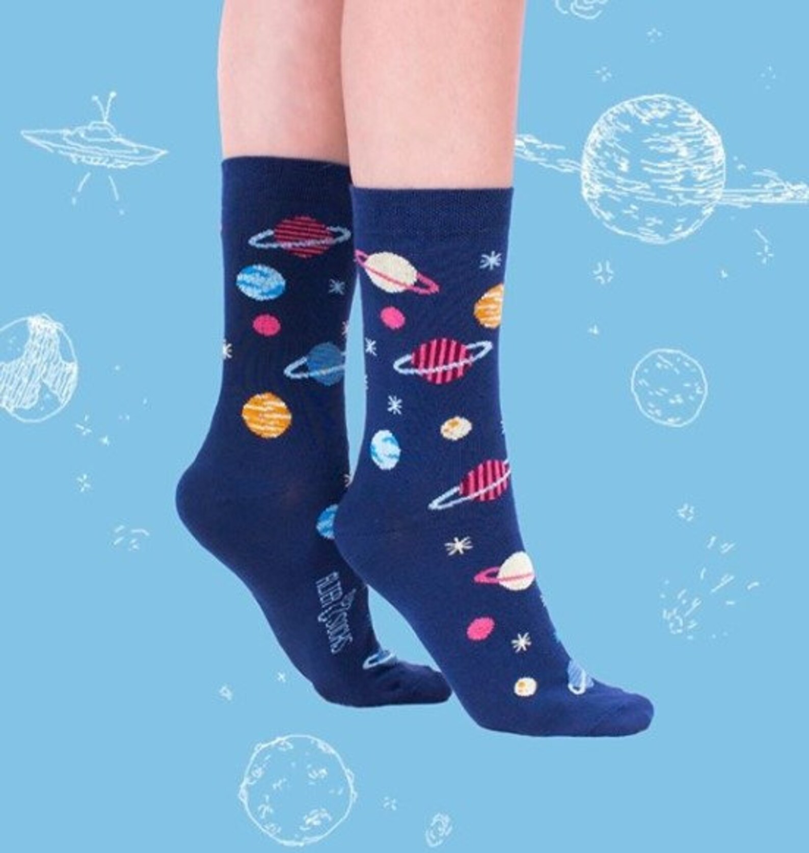 Space Socks pair Fun Novelty Socks Mens and Womens Etsy UK