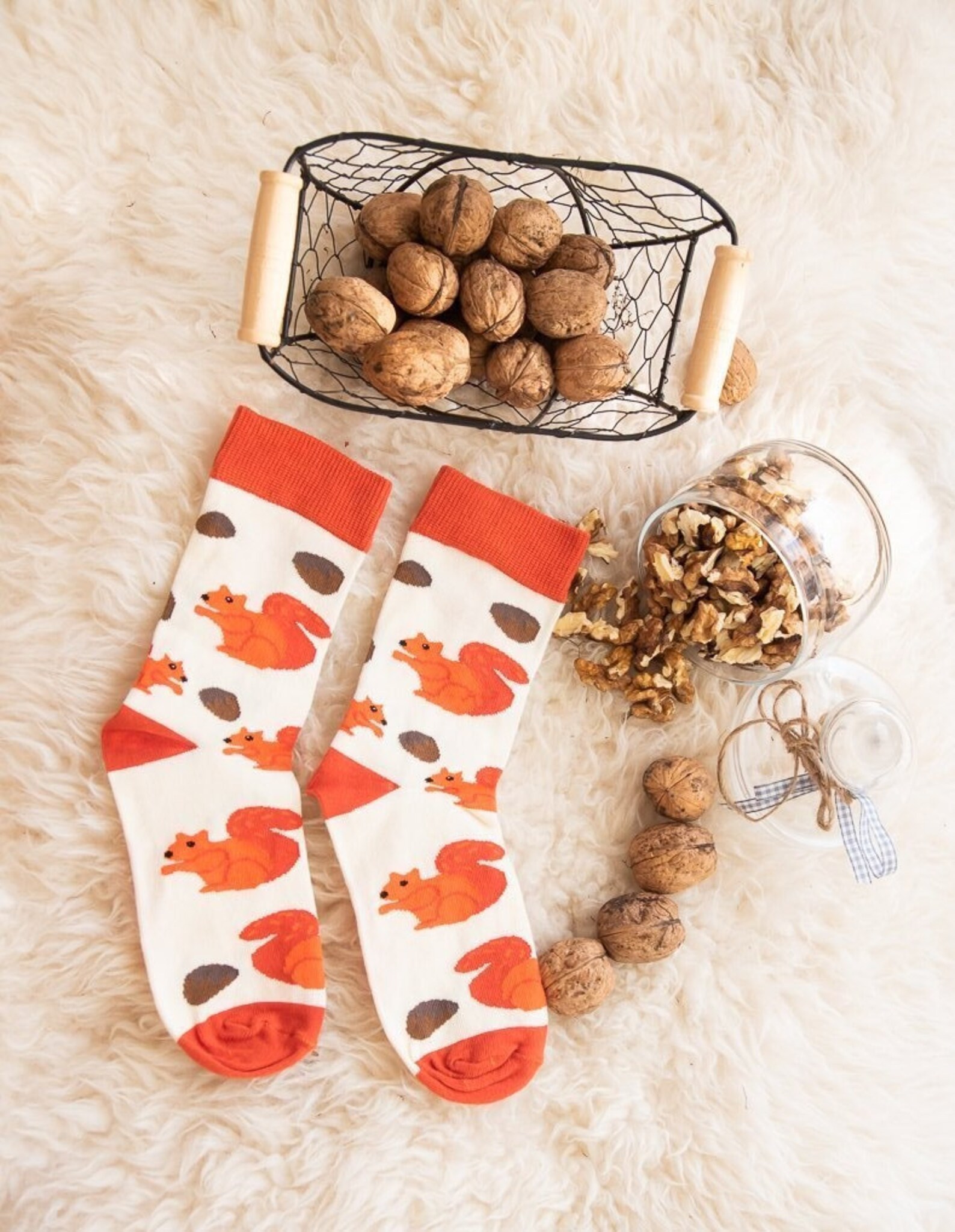 Women's Squirrel Socks Pair Fun Novelty Animal Socks Etsy