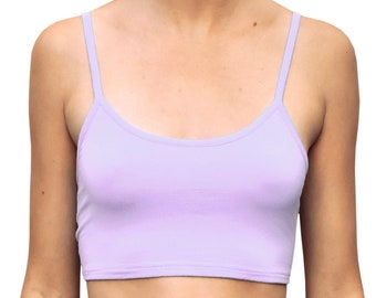 Lavender spaghetti strap top best sale
