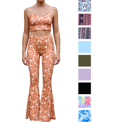 Two Piece Co-ord Crop Top Cami High 
