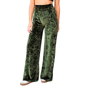 Velvet Baggy Pants - Etsy