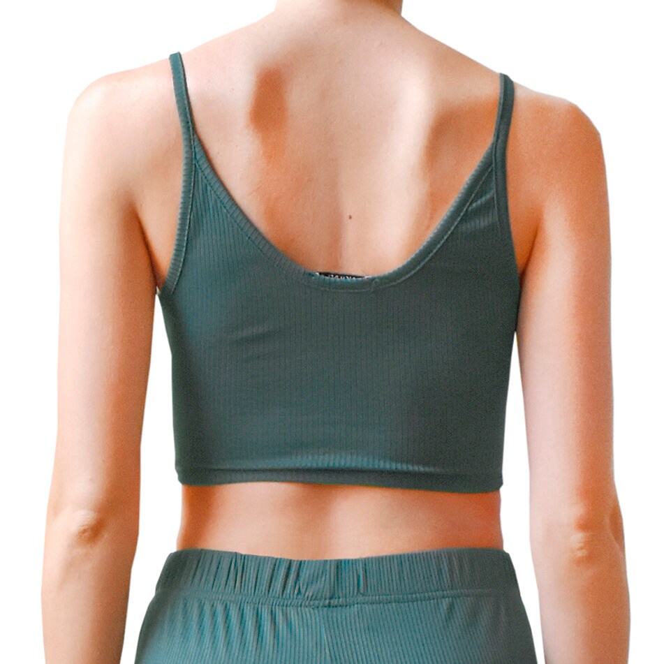 【Rest&Recreation】 RR STRAP CROP TOP ♥2COLOR Rest&Recreation☆大人気♪RR STRAP CROP TOP（2color