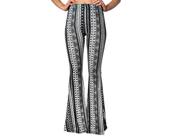 tight stretchy flared pants