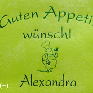 50 mit Namen bedruckte Serviettentaschen DUNI für KONFIRMATION/Konfirmand/Tischdekoration Bild 4