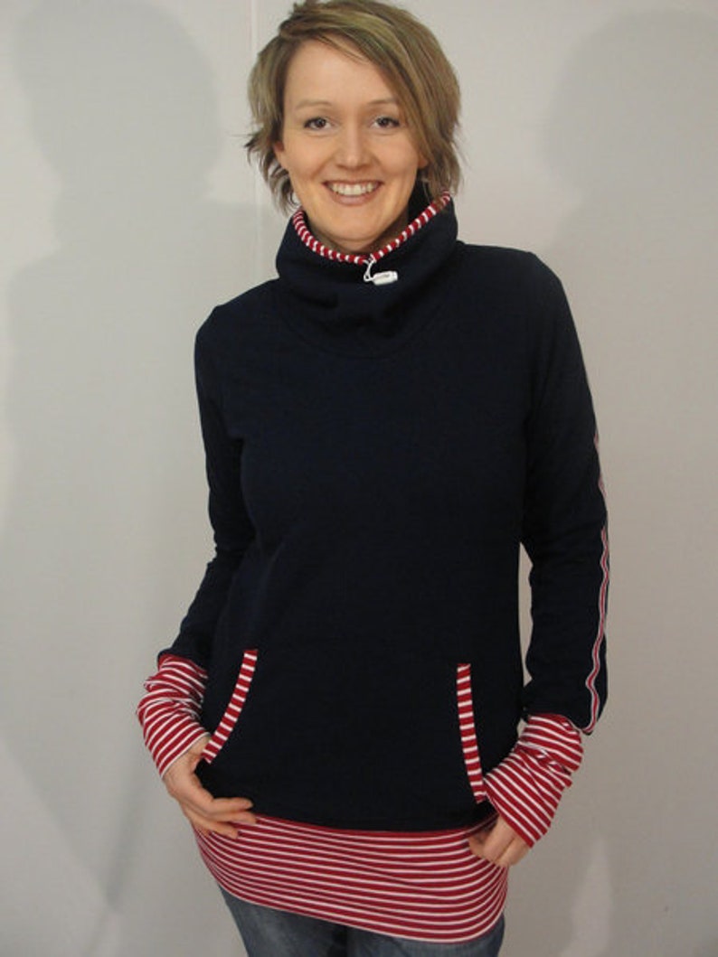 Collared sweater, maritime sweater, in several colors image 2