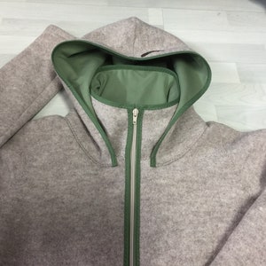 Women's boiled wool jacket, boiled wool coat, transitional jacket, in many colors, Hillary