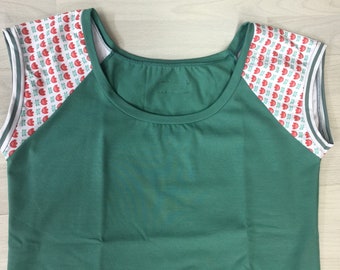 Camiseta, Camiseta con tulipanes pequeños, Semi