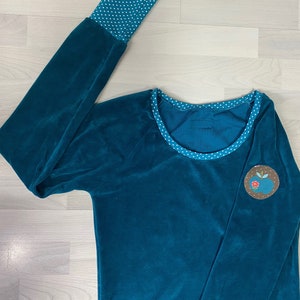Nickypulli, Langarmpulli, Rundhalspulli, Longsleeve mit Button