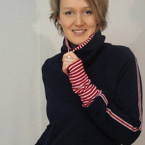 Collared sweater, maritime sweater, in several colors image 1