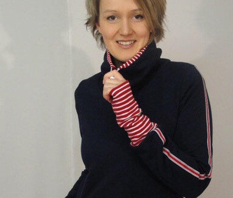 Collared sweater, maritime sweater, in several colors image 1