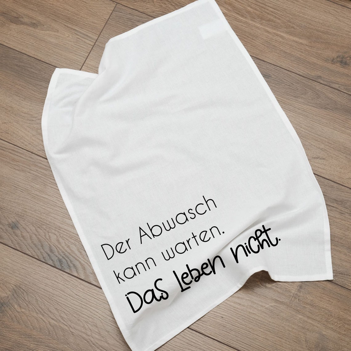 Geschirrtuch Küchentuch mit Aufdruck / Spruch Der Etsy