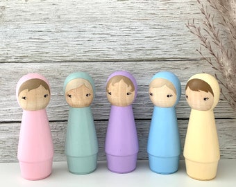 Pastel Peg Dolls // Limited Edition