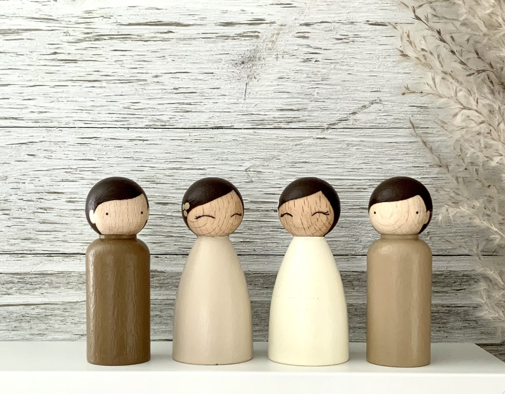 Just friends // Boho Peg Dolls set