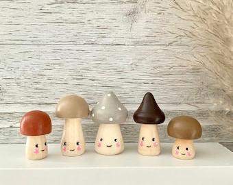 Happy mushroom set