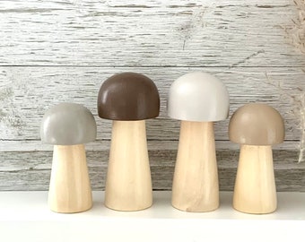 Wooden mushroom