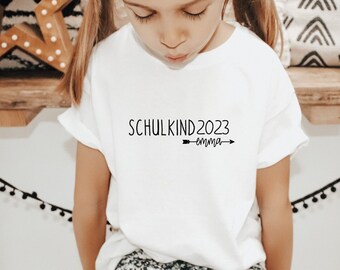 Einschulungs Shirt | Personalisiertes Shirt für Kindergarten| Einschulung | Kitakind | Schulkind| Kindergartenkind | Kita Start | Schulstart