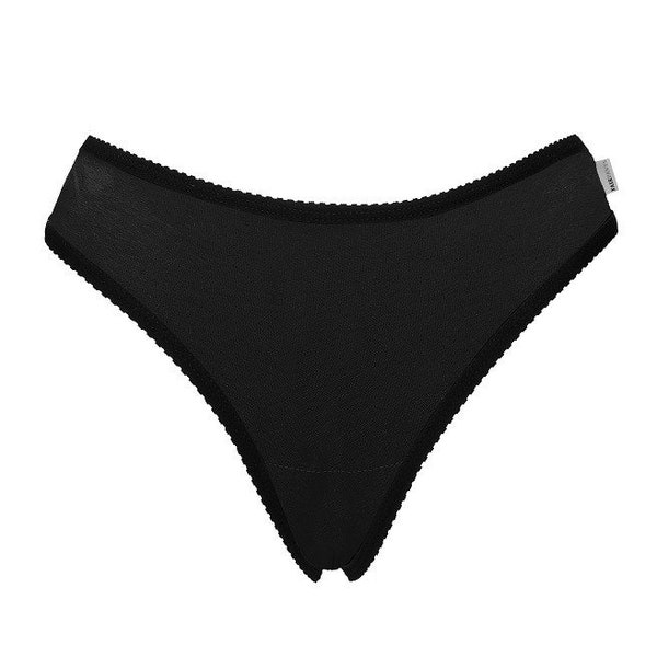 culotte coton bio Fairpants Surf 2 noir Commerce Equitable S, M, L