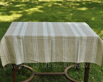 cotton tablecloth Zulu 130x130 Fair Trade