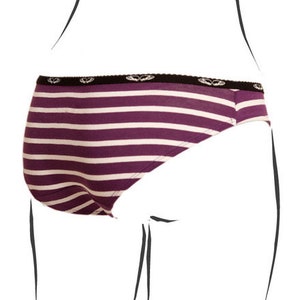 majtki bawełna organiczna Panty Plum Fair Trade S, L, L zdjęcie 2