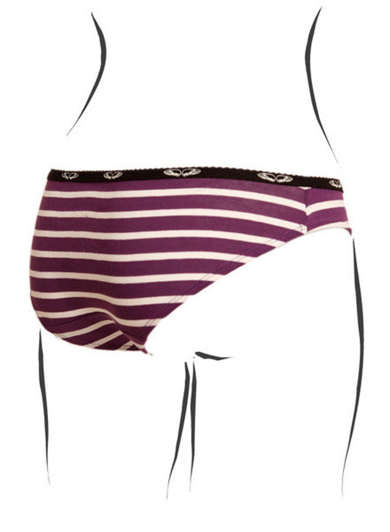 majtki bawełna organiczna Panty Plum Fair Trade S, L, L zdjęcie 2