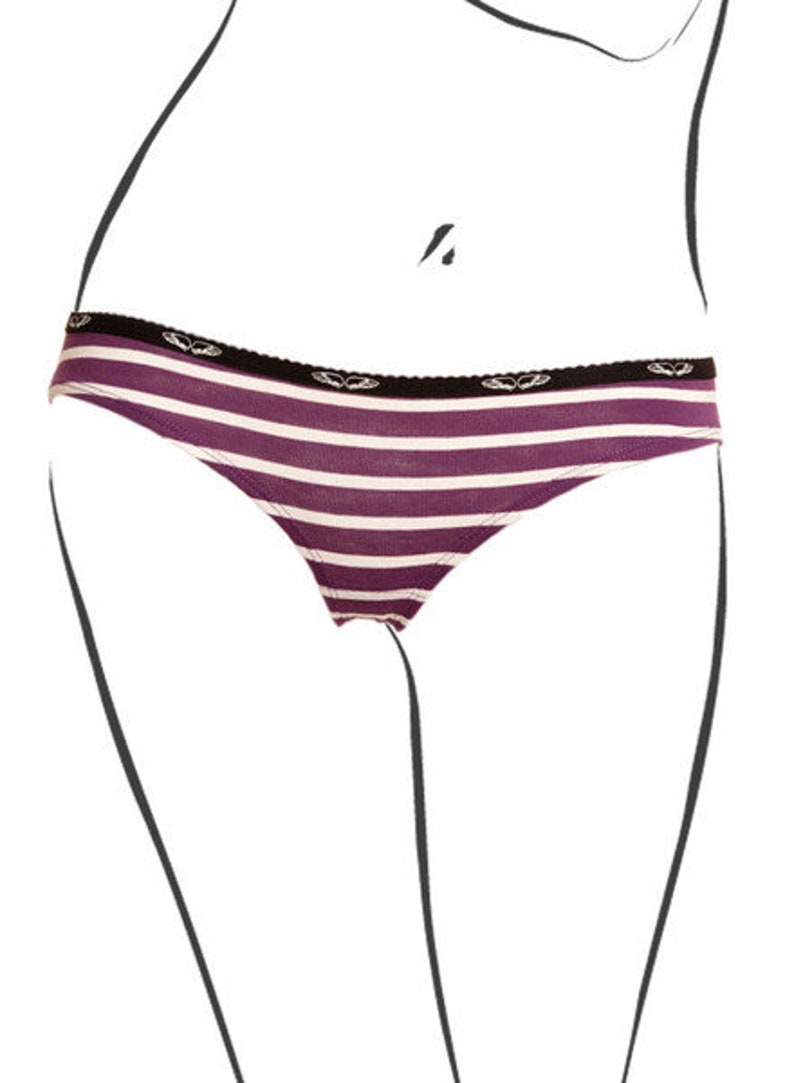 majtki bawełna organiczna Panty Plum Fair Trade S, L, L zdjęcie 1