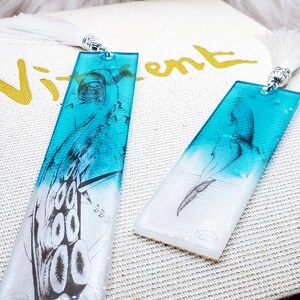 Octopus or Whale bookmarks / hangers !! HANDMADE featuring my personal drawings