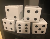 Large Wooden Lawn Dice