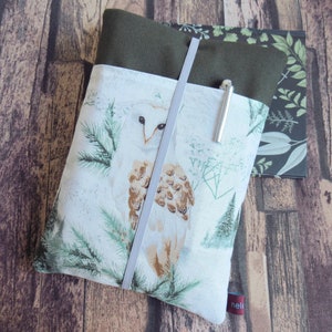Buchtasche Gr. M Buchhülle Eule